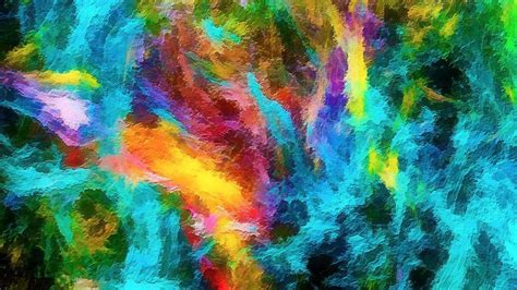 Download Colorful Abstract Canvas Painting Wallpaper | Wallpapers.com