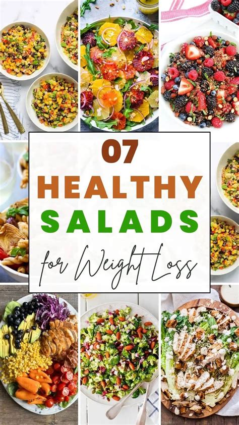 7 Healthy Salad Recipes for Weight Loss (Best & Easy!)