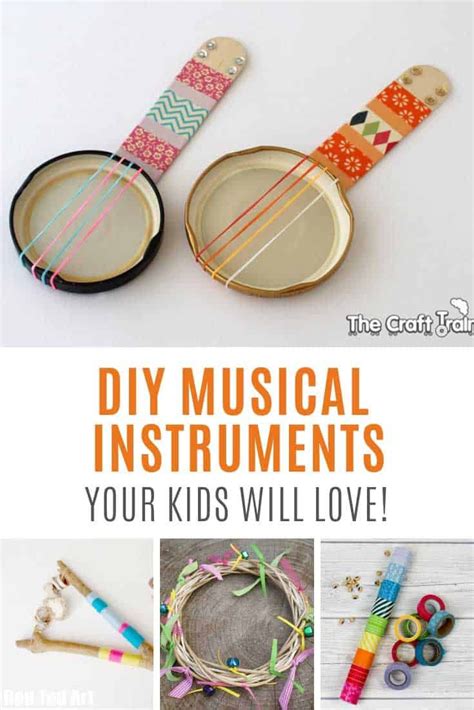 You Kids Will Have Fun Making and Then Playing These DIY Musical Instruments | Homemade musical ...