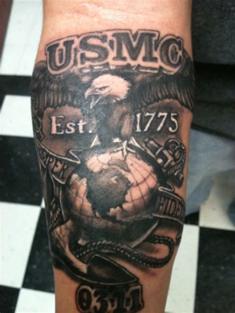 USMC Tattoos Designs, Ideas and Meaning - Tattoos For You