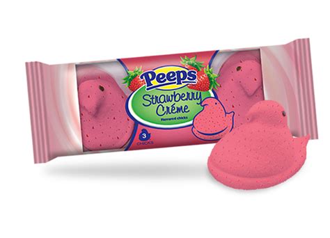 Strawberry Crème Flavored Marshmallow Chicks | Marshmallow peeps, Flavored marshmallows, Peeps ...