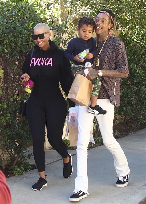 Amber Rose and Wiz Khalifa Take Their Son To The Park - The Hollywood ...