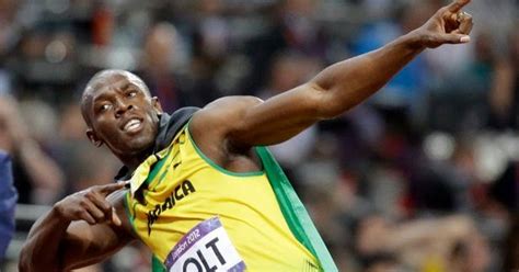 Usain Bolt Celebration London 2012 Olympics - All in All Pictures