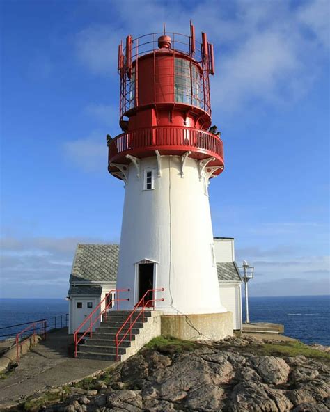 Lindesnes Lighthouse in Norway photographed by @greterug Thanks for sharing Grete! #lighthouses ...