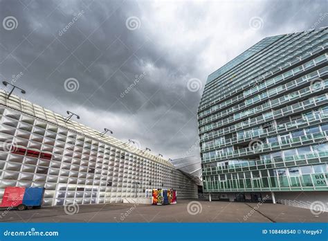 View on FC Basel Stadium. Switzerland Editorial Image - Image of team ...