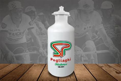 POGLIAGHI CYCLING WATER bottle, bidon, vintage style $12.00 - PicClick