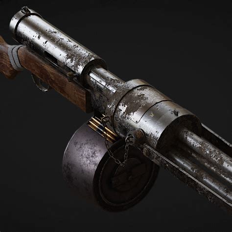 ArtStation - Rotary Cannon LMG