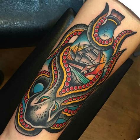 Samuele Briganti | Bottle tattoo, Traditional nautical tattoo, Tattoos