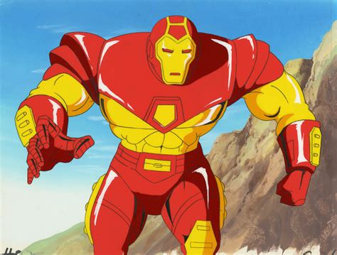 Iron Man Production Cel and Background - ID: octironman20347 | Van ...