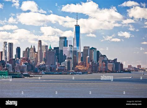 New York City epic downtown skyline view, USA Stock Photo - Alamy