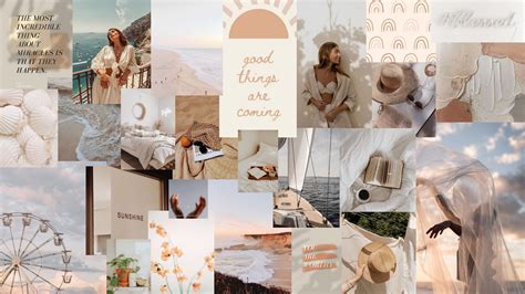 aesthetic neutral wallpaper | Desktop wallpaper art, Cute desktop ...