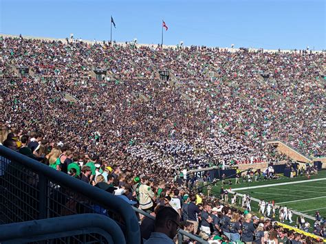 Notre Dame Football Stadium Seating Chart Rows | Cabinets Matttroy