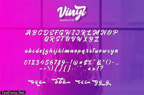 Vinyl Font