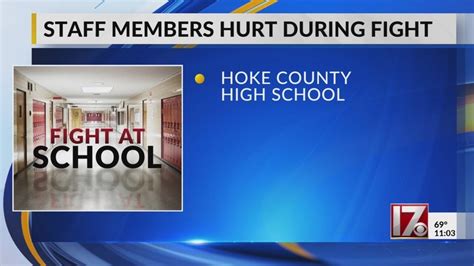 2 staff members injured in fight at Hoke County High School, principal ...