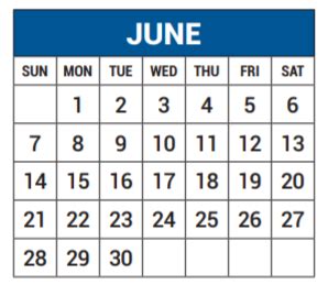 Richland Elementary - School District Instructional Calendar - Richardson Isd - 2019-2020