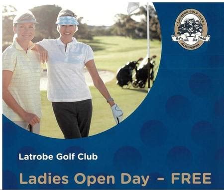 Latrobe Golf Club Ladies Open Day - Free Event