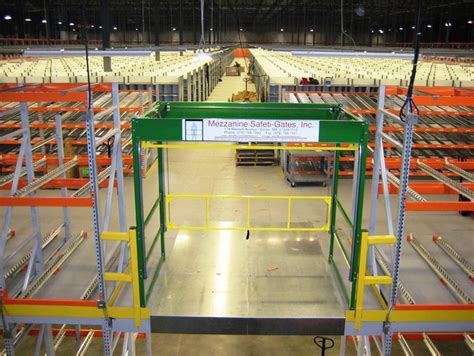 Mezzanine Safety Gates | Safe Material Handling Operations