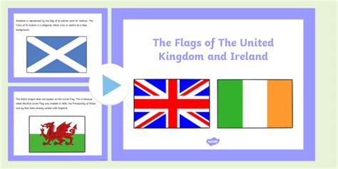 UK Flags PowerPoint – Flags of the British Isles for Kids