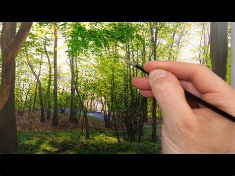 Painting Woodland Trees Tips | Episode 168 | Landscape art painting, Online art school, Online ...