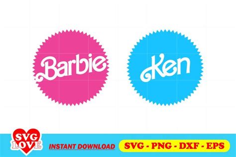 Barbie And Ken SVG - Gravectory