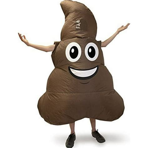 Inflatable Poop Emoji Costume - Walmart.com