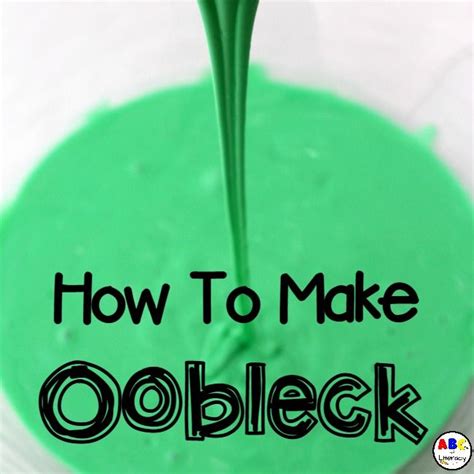 How To Make Oobleck | How to make oobleck, Bartholomew and the oobleck ...