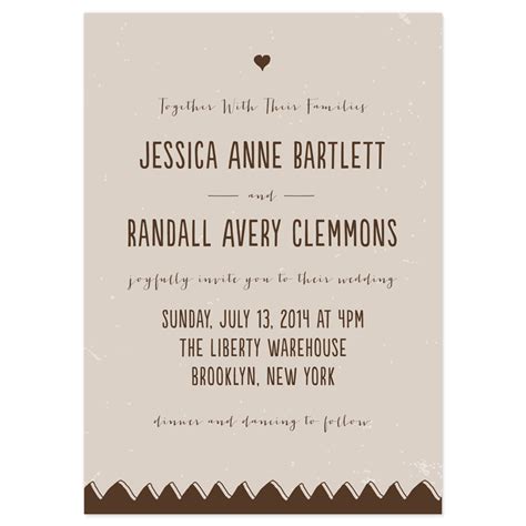 Casual Wedding Invitation Wording