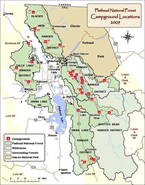 National Forest Campgrounds Colorado Map - Map