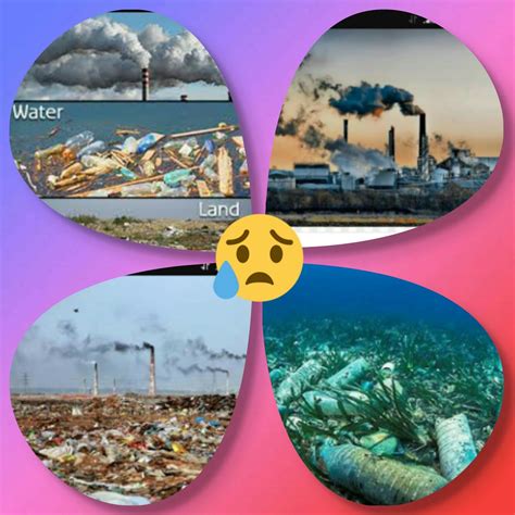Types Of Pollution Collage