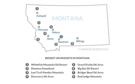 Ski Resorts Montana Map - Angie Bobette