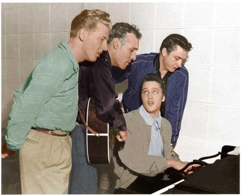 Million Dollar Quartet, Elvis with Johnny Cash, Jerry Lee Lewis and Carl Perkins. December 4 ...