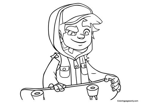 17 Subway Surfers Coloring Pages - ColoringPagesOnly.com