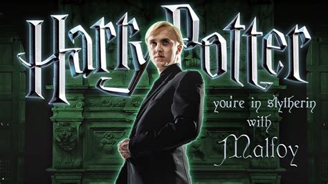 You're in Slytherin with Draco Malfoy 🐍 Ambience + Dialogue [ASMR POV ...