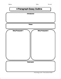 Three Paragraph Essay Outline - Freeology