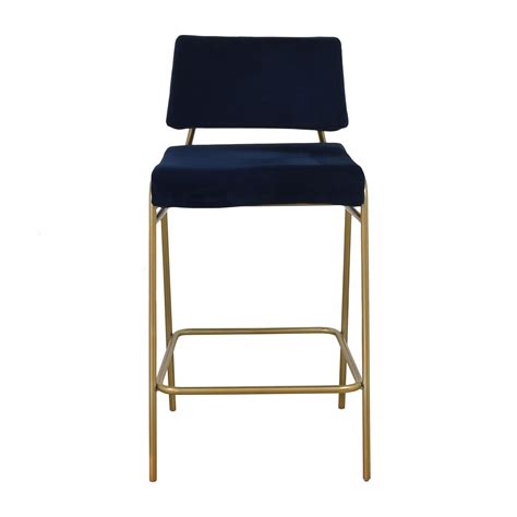 74% OFF - West Elm West Elm Wire Frame Counter stool / Chairs