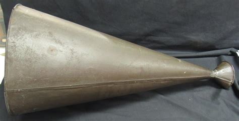 Sold Price: Antique Maritime Nautical Loud Hailer Ship Megaphone, Tin ...