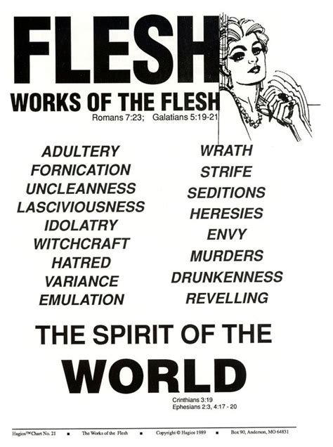 Works of the Flesh | Think