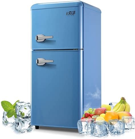 Krib Bling 3.5 cu.ft Compact Refrigerator, Retro Mini Fridge with ...