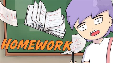 Homework! ft teacher - YouTube