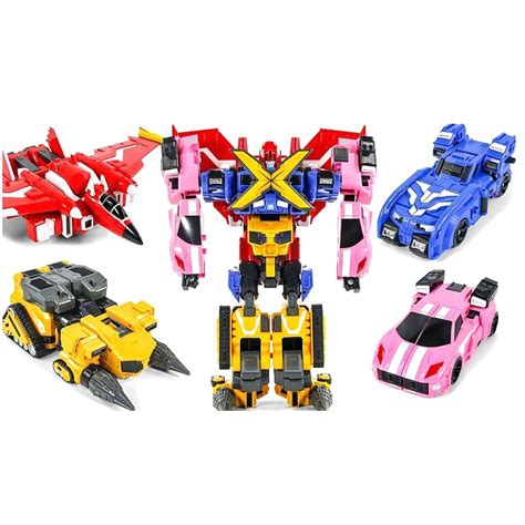 MINI FORCE Miniforce X Bolt /Semi /Max /Rucybot Transformer Combined Robot 2018 New Ver 4P ...