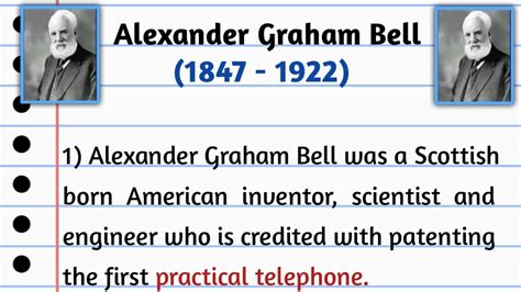 Alexander Graham Bell Inventions