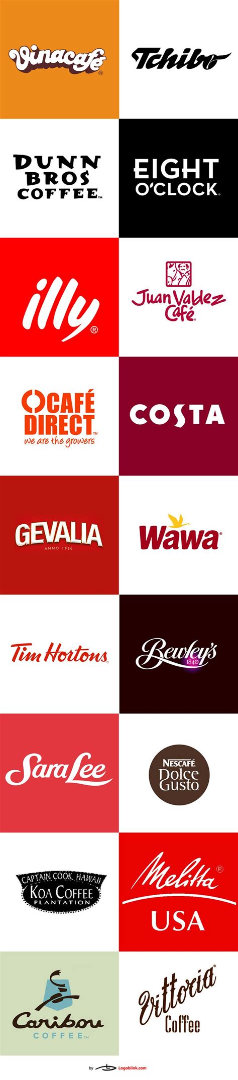 36 Famous coffee logos from around the world - Logoblink.com