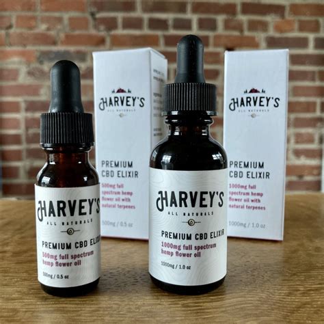 CBD Hemp Flower Oil / 1000mg | Harvey's All Naturals