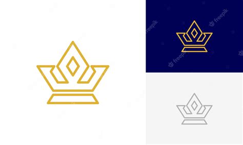 Premium Vector | Simple crown logo design vector