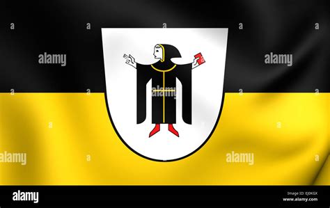 Flag of Munich, Germany. Close Up Stock Photo - Alamy