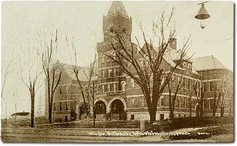 High School, Washington, Indiana | 1913 postmarked postcard … | Flickr