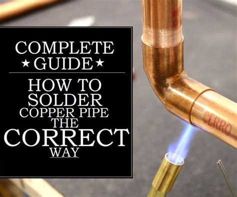 Desolder Copper Pipe - DIY