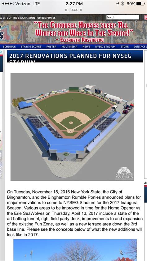 TheMediagoon.com: Mets:Binghamton Rumble Ponies Stadium Upgrades