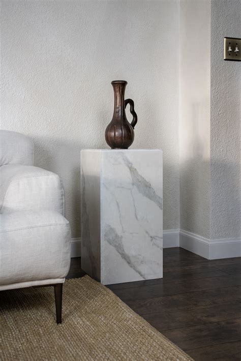 How To: Ultimate DIY Marble Side Table That Looks Real - Casa Refined