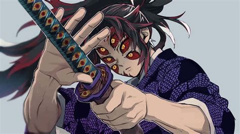 Kokushibou Moon Breathing Kimetsu No Yaiba Live Wallpaper - MoeWalls